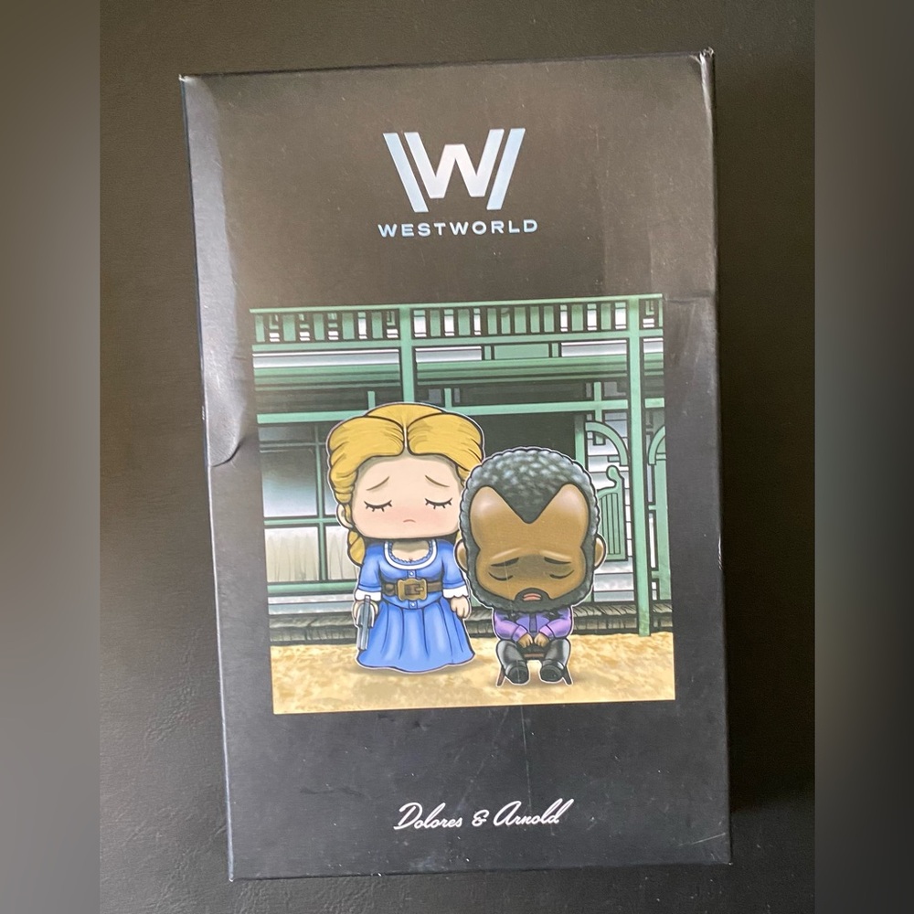 NEW WESTWORLD Dolores and Arnold Loot Crate SuperEmoFriends Figure HBO